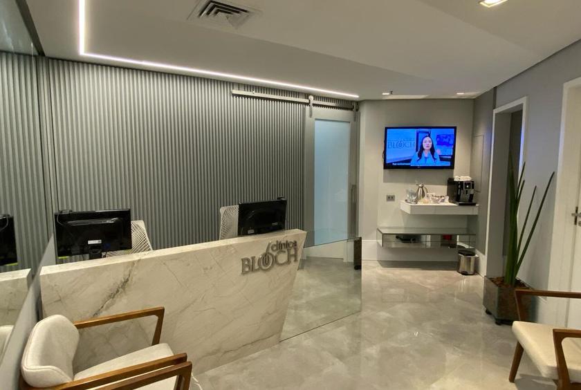 Ambiente da Clínica Bloch no Itaim Bibi